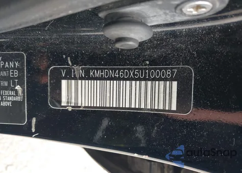 2005 Hyundai Elantra Gls/Gt z USA, uszkodzony, nr VIN KMHDN46DX5U100087